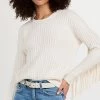 Splendid Britain Fringe Sleeve Sweater Marshmallow -Jonathan Simkhai Shop splen4390712595 1668113494124 2 0. UX540 . QL90