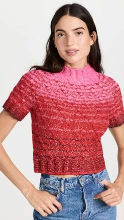 STAUD Young Sweater Lollipop/Cherry