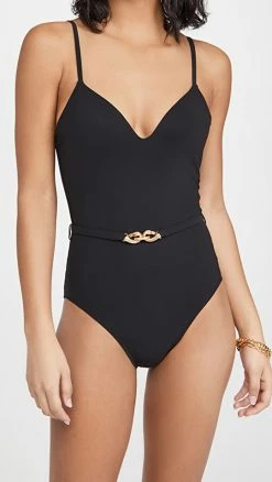 Tory Burch Jessa One Piece Swimsuit Black