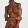 Ulla Johnson Nalani Maillot One Piece Swimsuit Clementine