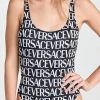 Versace One Piece Swimsuit Black/White