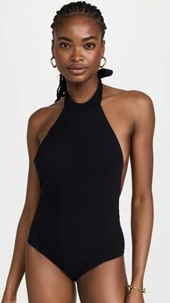 Zimmermann Anneke Halter One Piece Noir