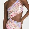 Zimmermann Cira Tropicana Spliced One Piece